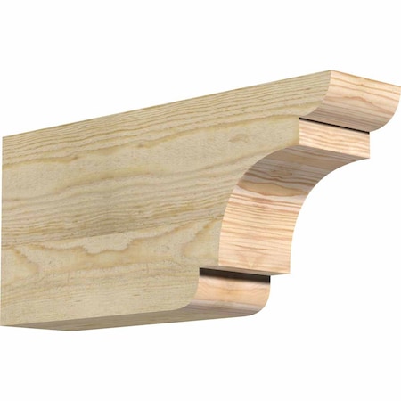 Ekena Millwork New Brighton Rough Sawn Rafter Tail, Douglas Fir, 4"W x 8"H x 18"L RFT04X08X18NEB00RDF